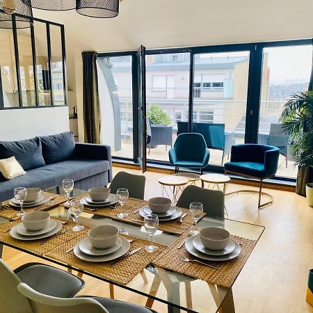 The Luxury Green Penthouse In City Center With Terrace And Free Parking Luksemburg Zewnętrze zdjęcie