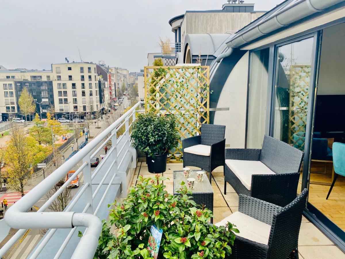 The Luxury Green Penthouse In City Center With Terrace And Free Parking Luksemburg Zewnętrze zdjęcie